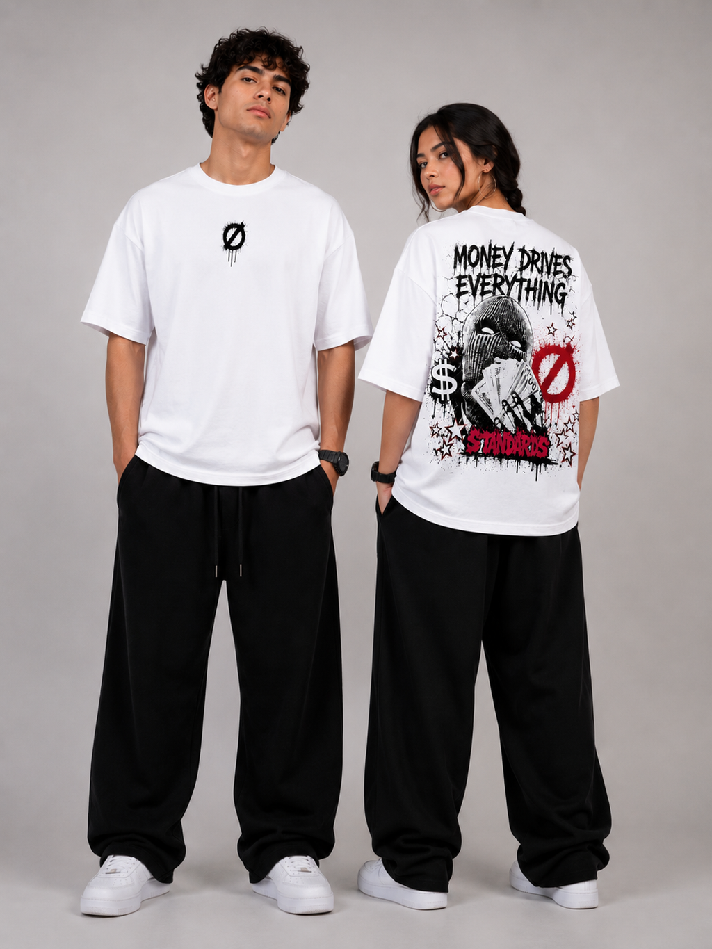 KØVA Oversized T-Shirt – GHOST