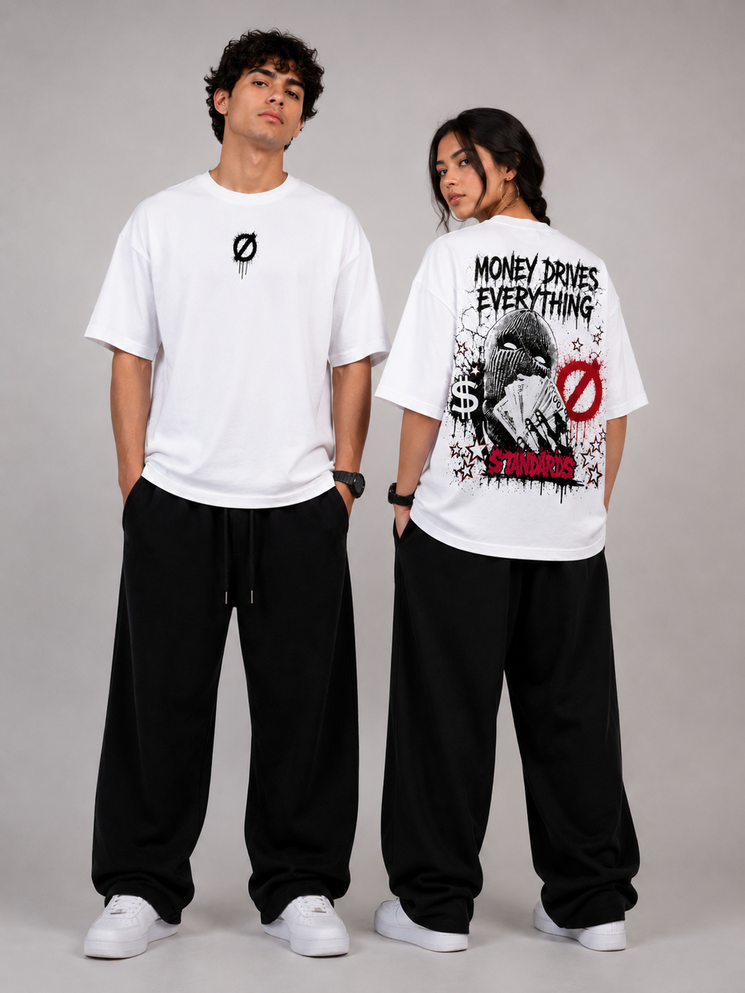 KØVA Oversized T-Shirt – GHOST