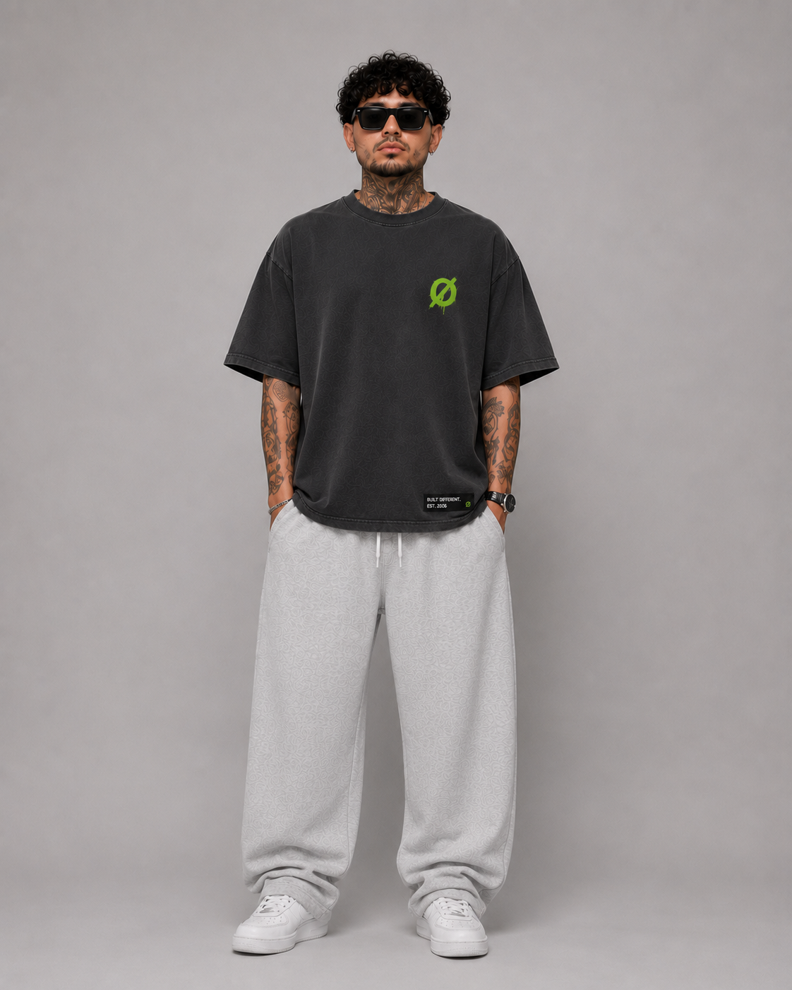 KØVA Oversized T-Shirt – OBSIDIAN