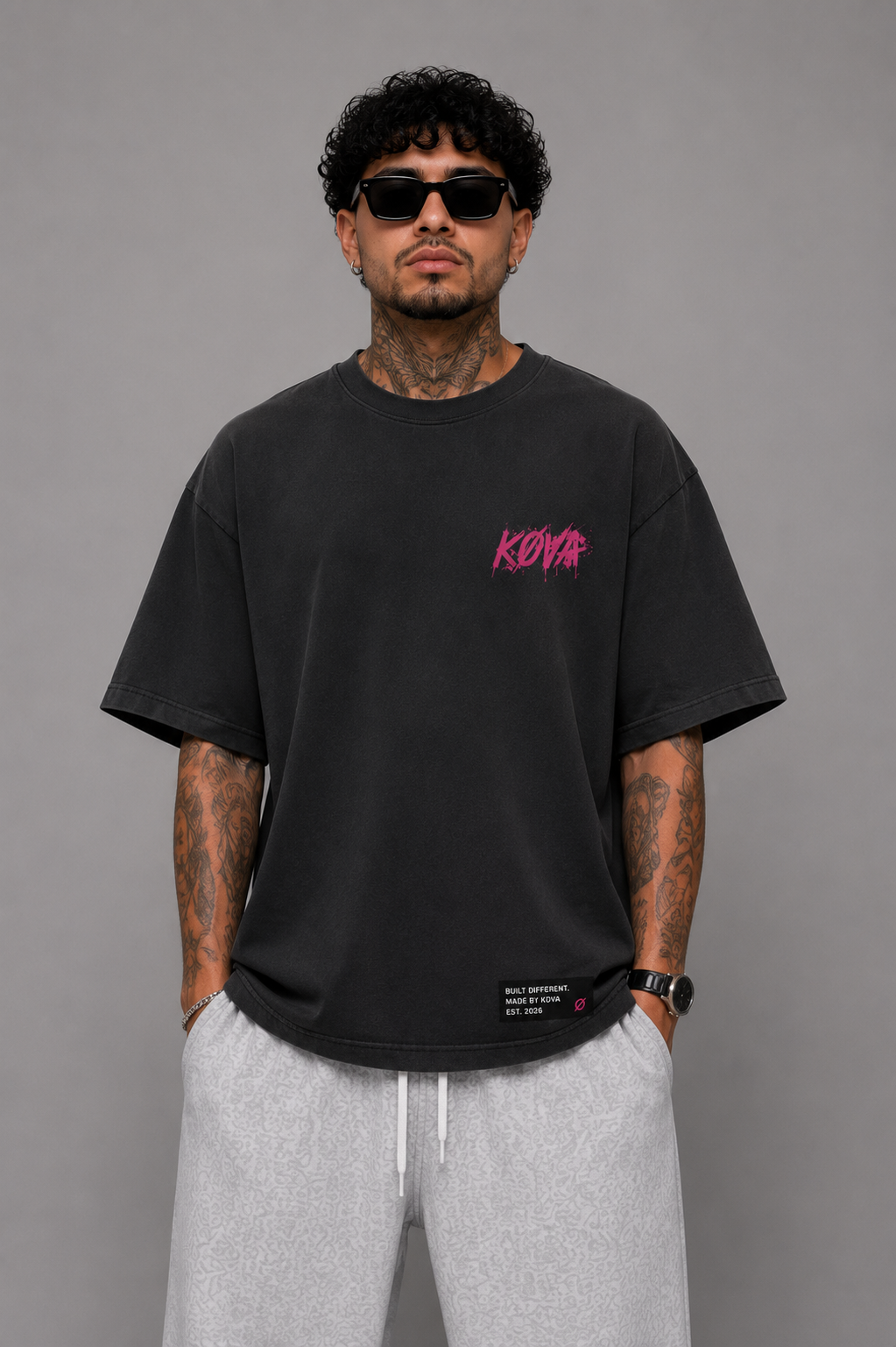 KØVA Oversized T-Shirt – VEIL