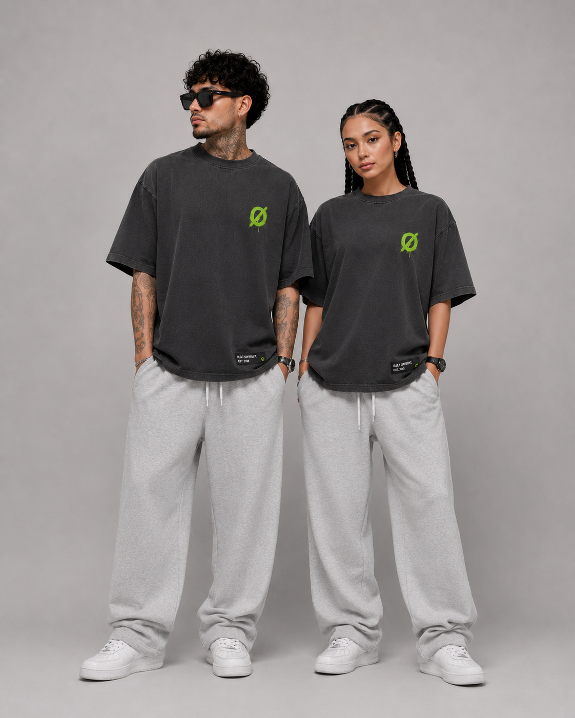 KØVA Oversized T-Shirt – OBSIDIAN
