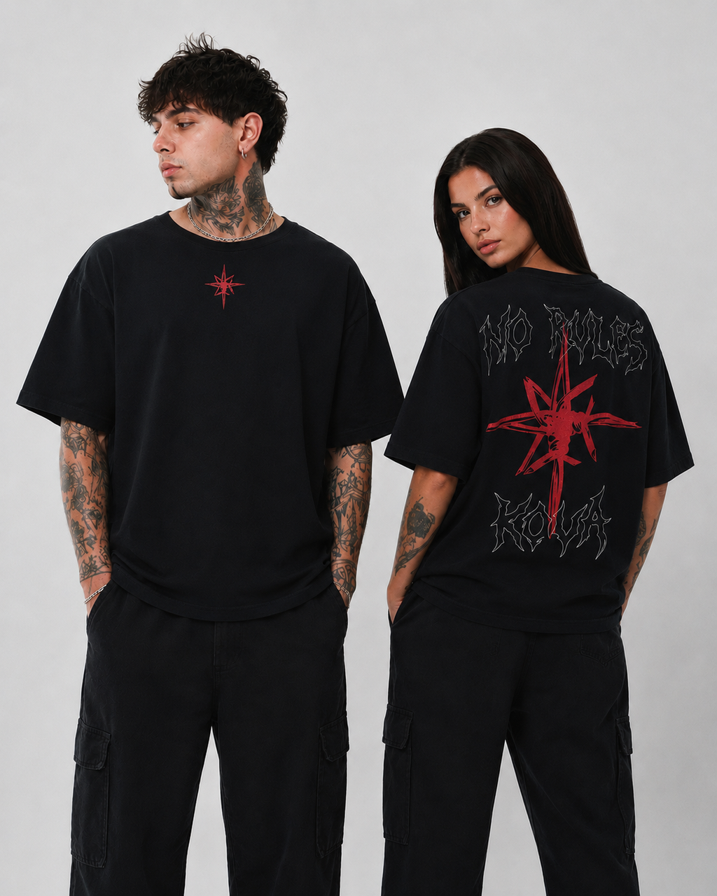 KØVA Oversized T-Shirt – ABYSS