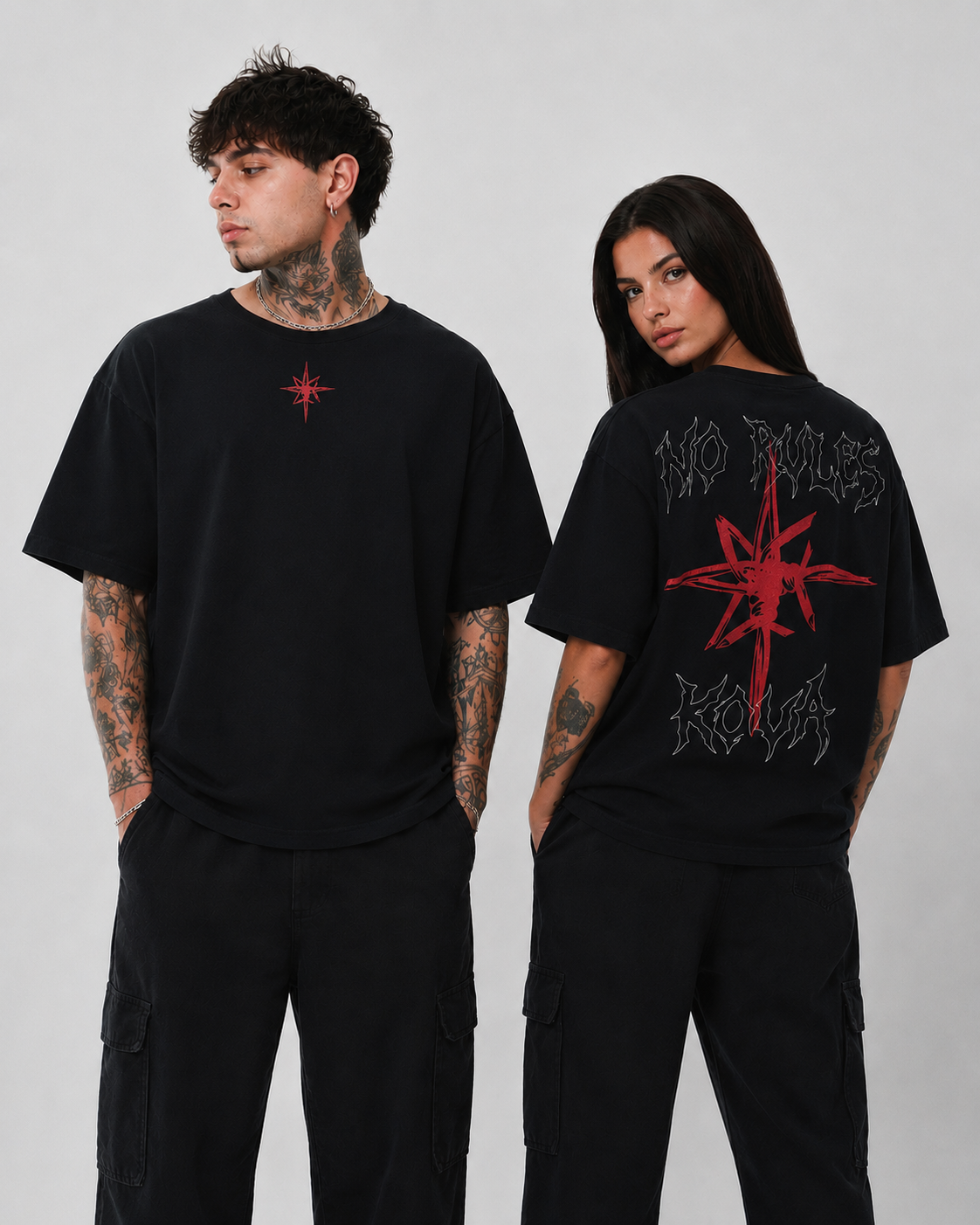 KØVA Oversized T-Shirt – ABYSS