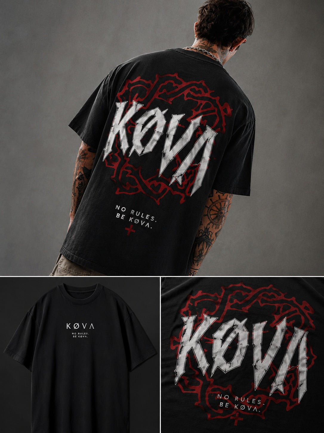 KØVA Oversized T-Shirt – CHAOS