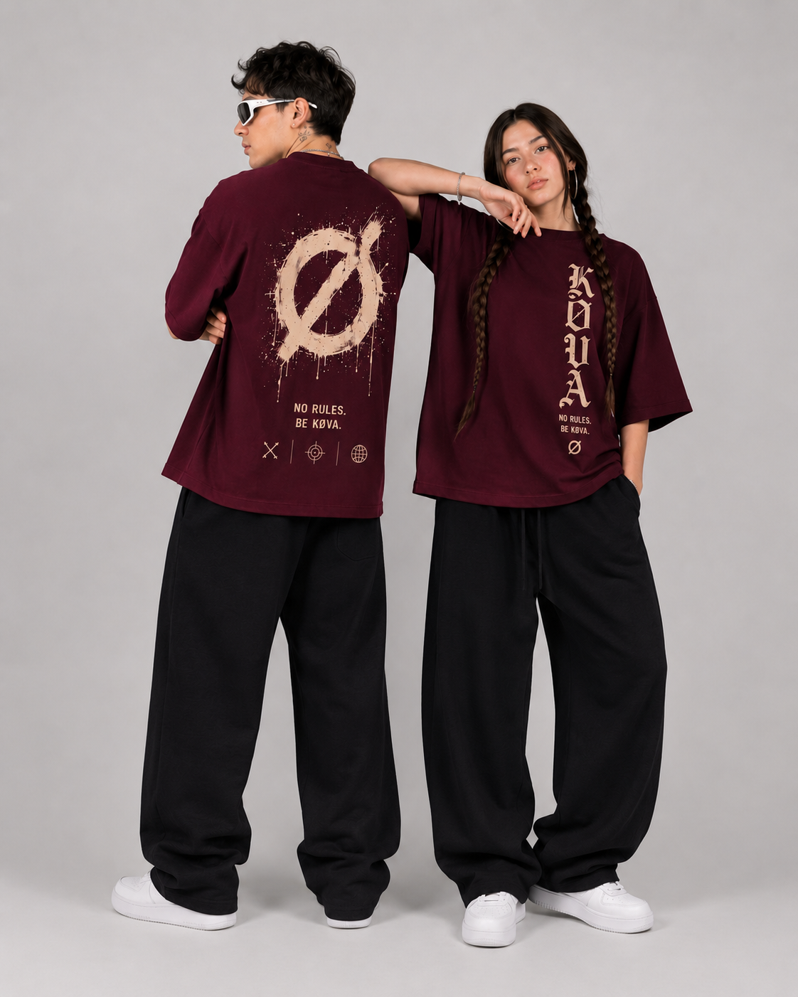 KØVA Oversized T-Shirt – MONARCH