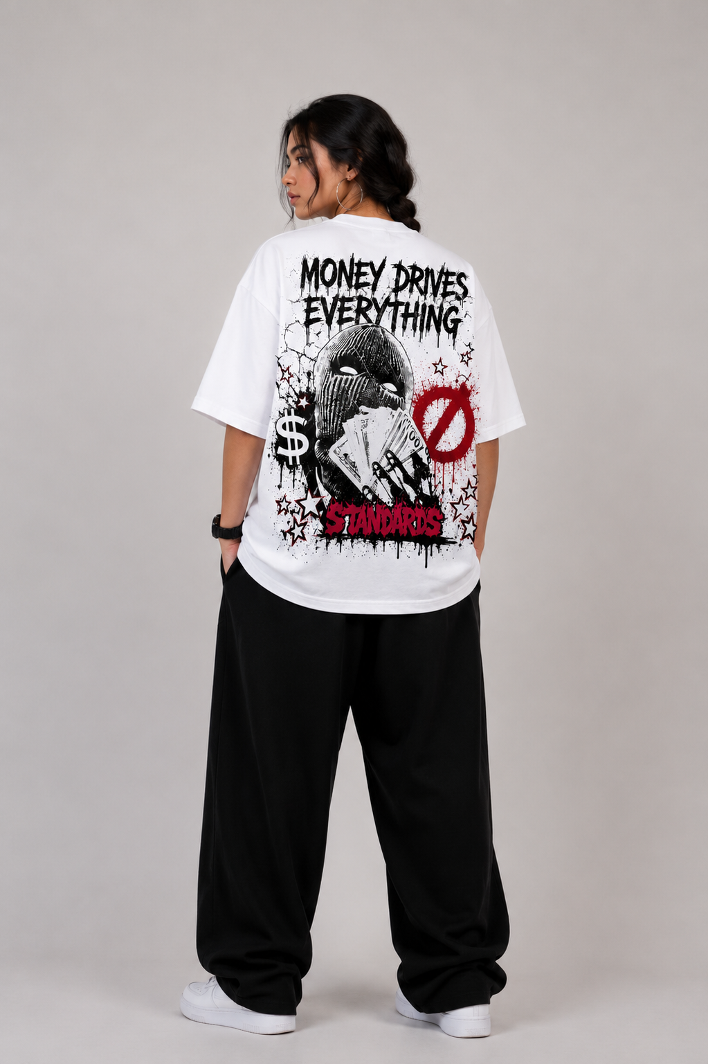 KØVA Oversized T-Shirt – GHOST