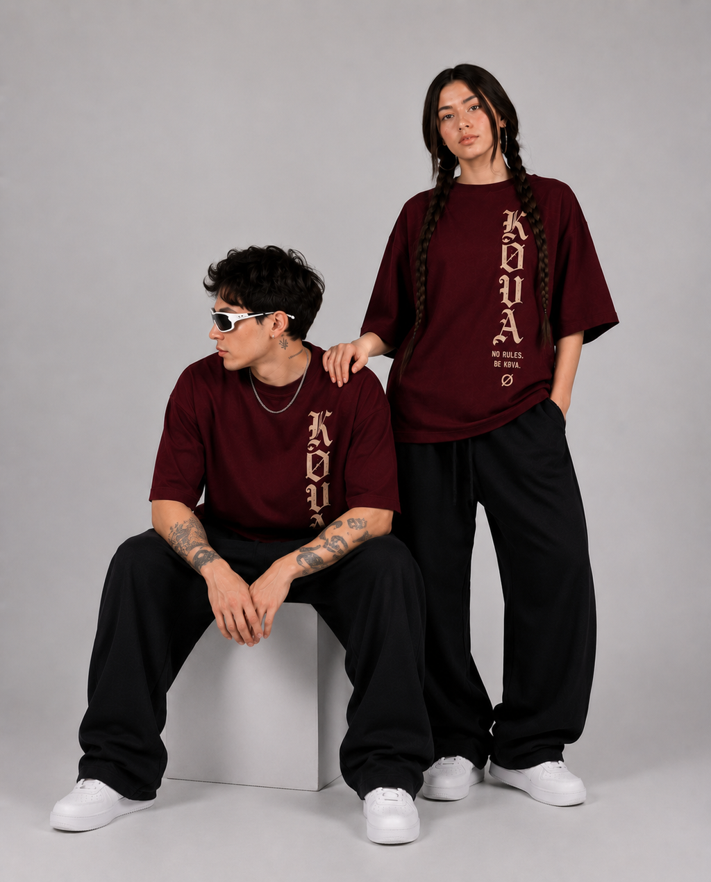 KØVA Oversized T-Shirt – MONARCH