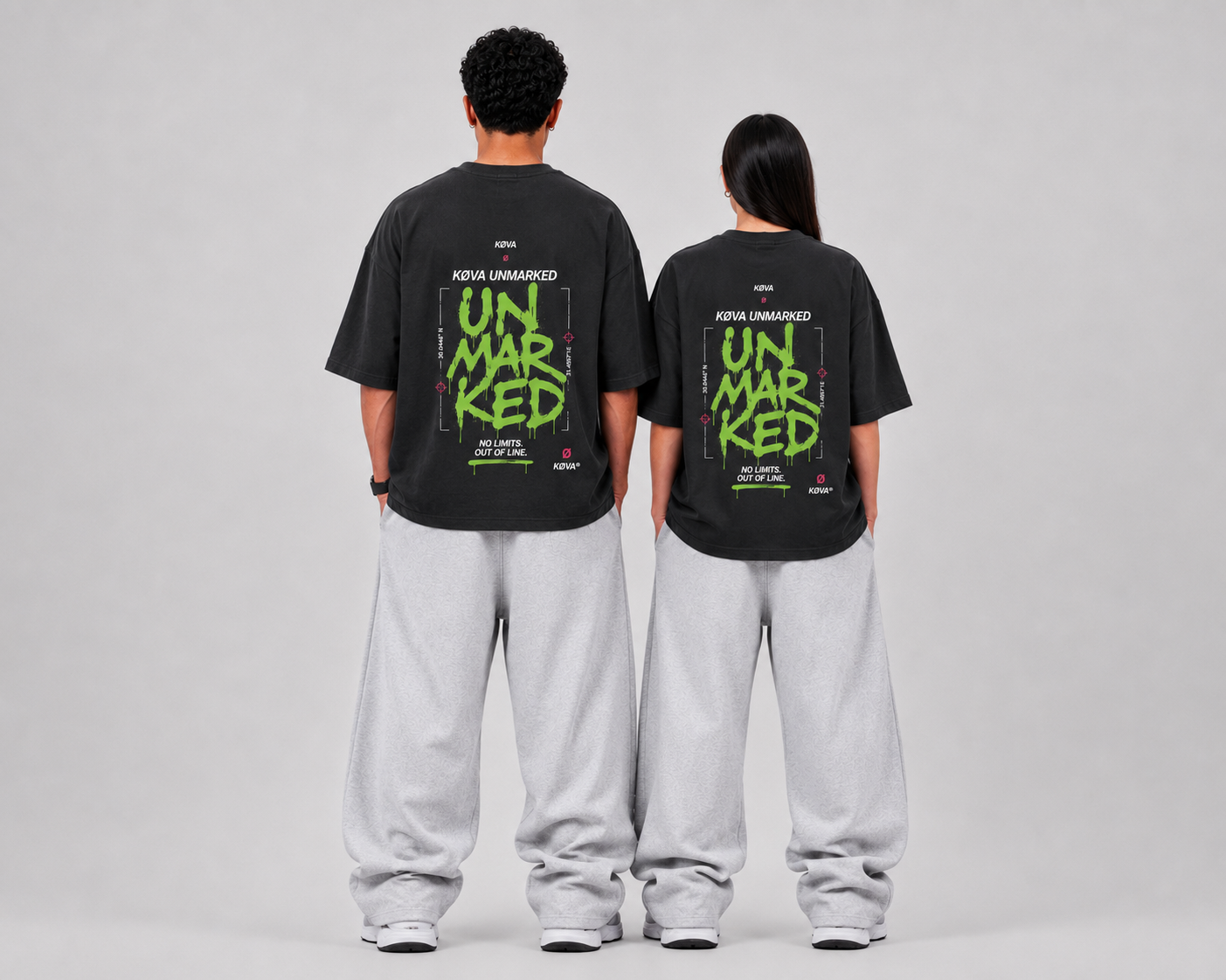 KØVA Oversized T-Shirt – OBSIDIAN