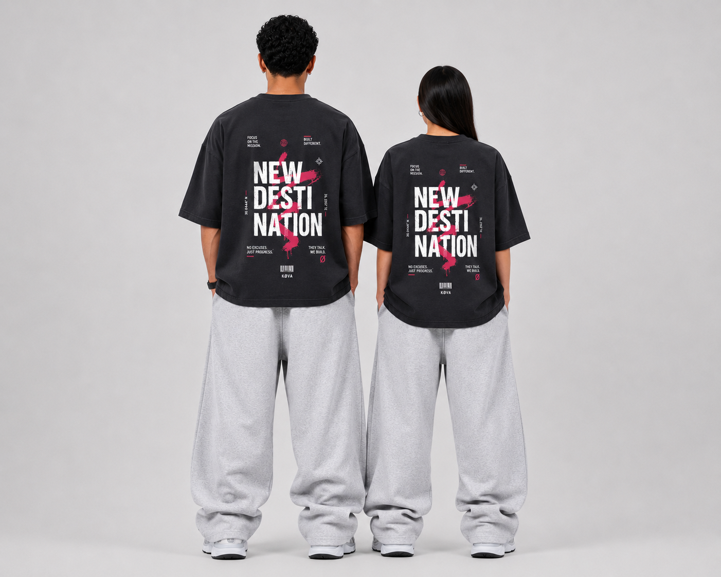 KØVA Oversized T-Shirt – VEIL