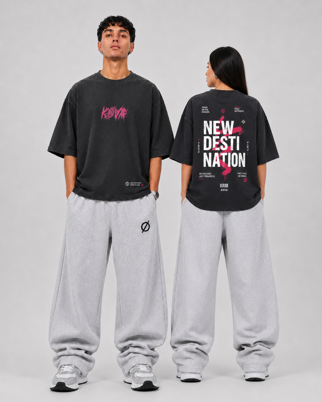 KØVA Oversized T-Shirt – VEIL